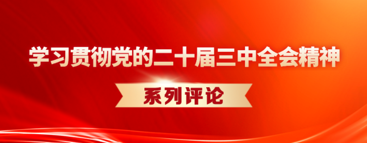 “学习贯彻党的二十届三中全会精神”系列评论